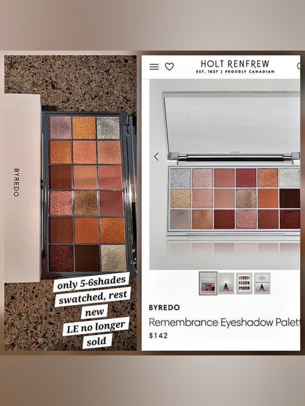Byredo Remembrance Eyeshadow Palette Eyeshadow Palette